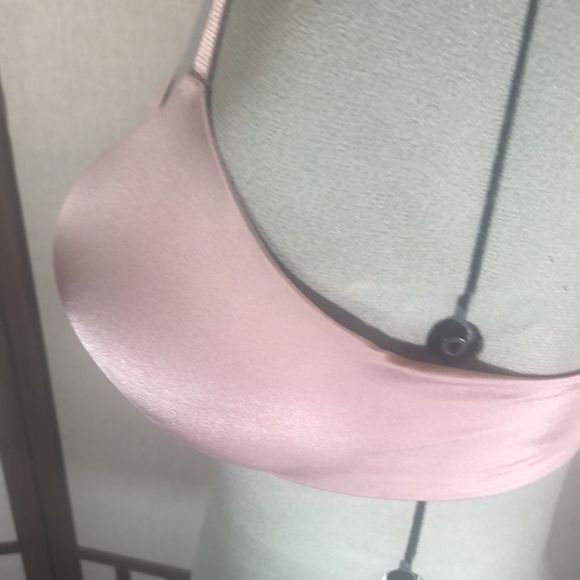 Victoria Secret “So Obsessed “ 34 D push up mauve lacey razor back faux laced - Picture 6 of 13